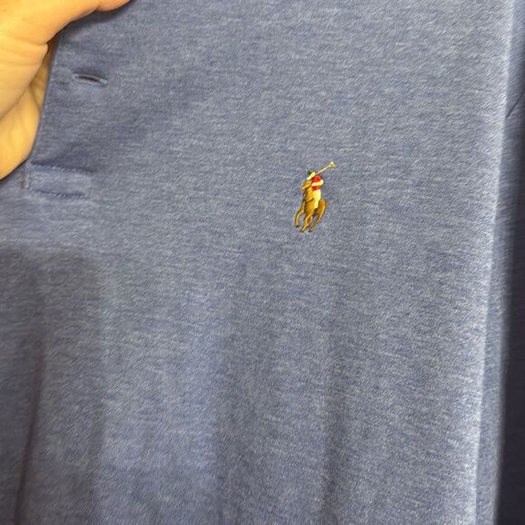 Polo Ralph Lauren Cotton Interlock Classic Fit LS Polo Shirt Size L - Picture 4 of 7